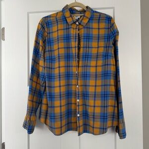 J. Crew Factory Women’s Plaid Flannel Shirt